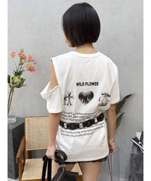 EVRIS | ショルダーカッティングBIGTシャツ(Tシャツ/カットソー)