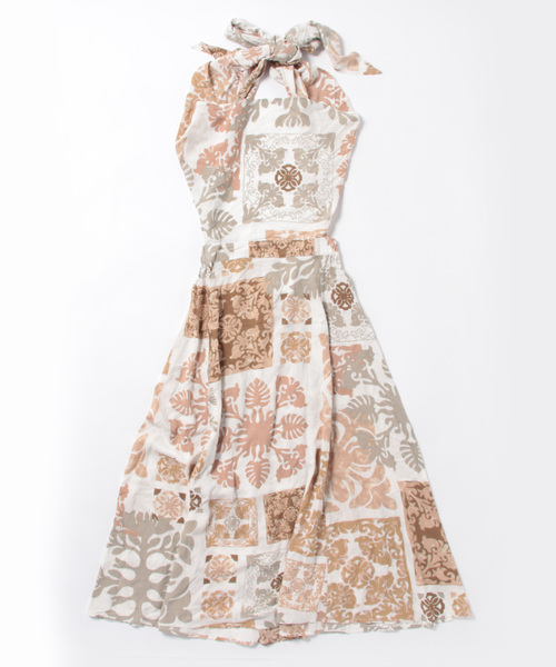 Kahiko（カヒコ）の「【Kahiko】ハナリマサッシュスカート（スカート・レディース・オレンジ/ベージュ・FREE）」の3枚目の写真