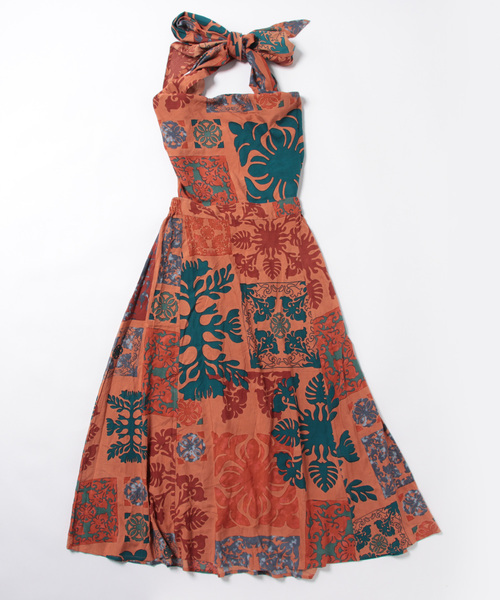 Kahiko（カヒコ）の「【Kahiko】ハナリマサッシュスカート（スカート・レディース・オレンジ/ベージュ・FREE）」の5枚目の写真