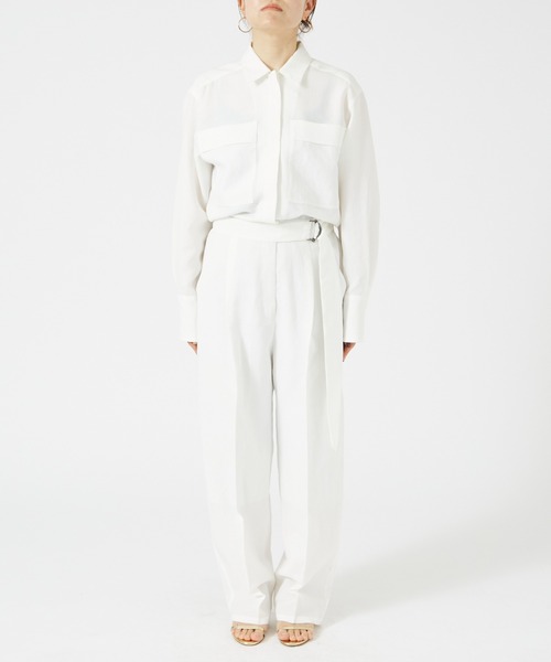 Rouge vif（ルージュヴィフ）の「オールインワン ジャンプスーツ（つなぎ/オールインワン・レディース・ホワイト/ネイビー・38/36）」の6枚目の写真