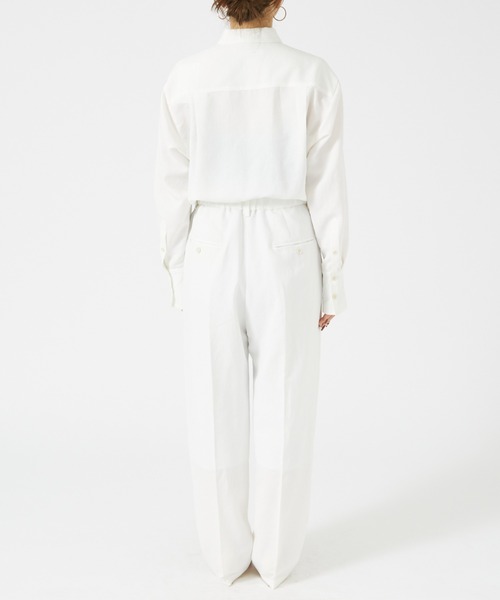 Rouge vif（ルージュヴィフ）の「オールインワン ジャンプスーツ（つなぎ/オールインワン・レディース・ホワイト/ネイビー・38/36）」の8枚目の写真