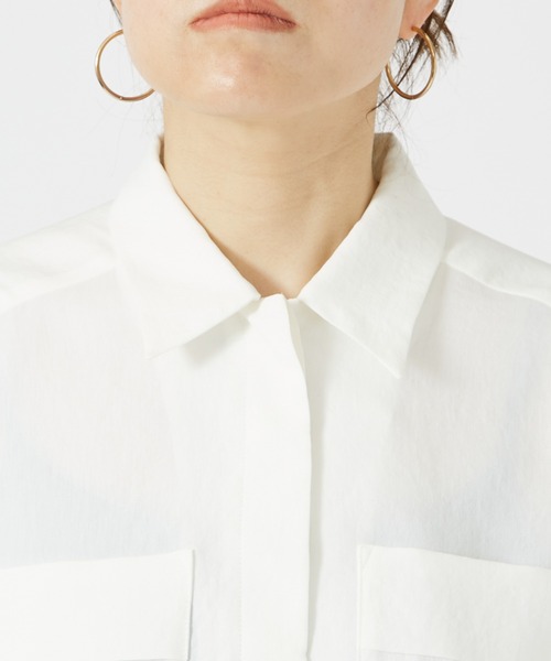 Rouge vif（ルージュヴィフ）の「オールインワン ジャンプスーツ（つなぎ/オールインワン・レディース・ホワイト/ネイビー・38/36）」の10枚目の写真