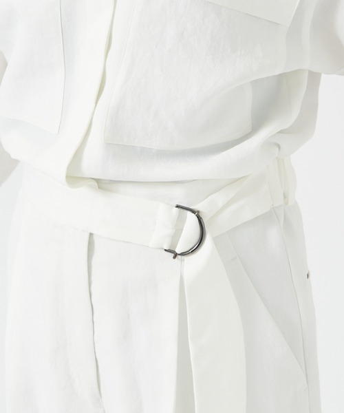 Rouge vif（ルージュヴィフ）の「オールインワン ジャンプスーツ（つなぎ/オールインワン・レディース・ホワイト/ネイビー・38/36）」の14枚目の写真