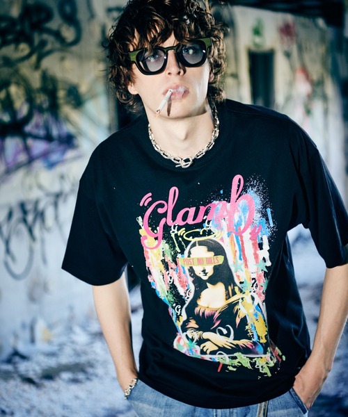 glamb（グラム）の「Splash Woman T-Shirt / スプラッシュウーマンＴシャツ（Tシャツ/カットソー・メンズ・ブラック/ホワイト・S/M/L）」の2枚目の写真