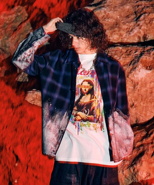 glamb（グラム）の「Splash Woman T-Shirt / スプラッシュウーマンＴシャツ（Tシャツ/カットソー・メンズ・ブラック/ホワイト・S/M/L）」の10枚目の写真