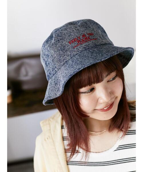 ehka sopo（エヘカソポ）の「デニム刺繍ハット（ハット・レディース・ブルー/グレー/グリーン・F）」の14枚目の写真