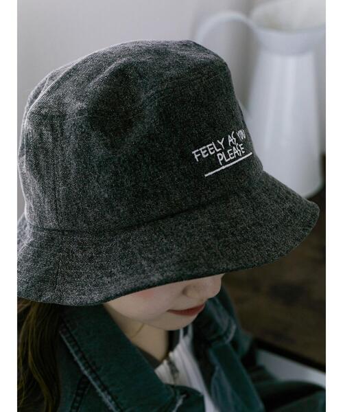 ehka sopo（エヘカソポ）の「デニム刺繍ハット（ハット・レディース・ブルー/グレー/グリーン・F）」の22枚目の写真