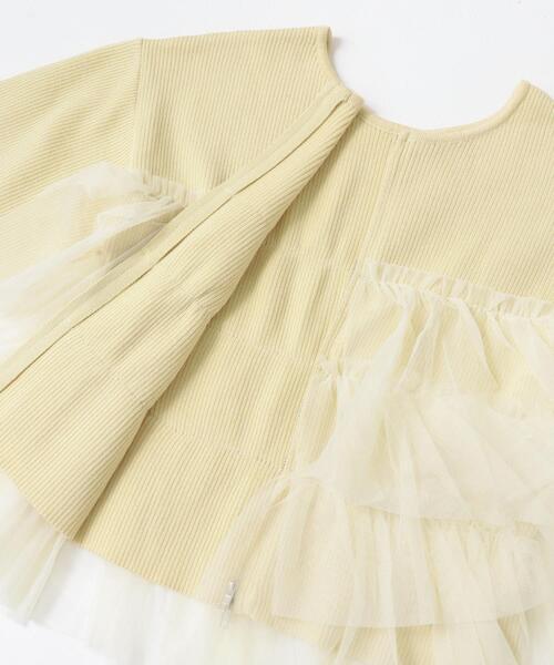 SENSE OF PLACE by URBAN RESEARCH（センスオブプレイスバイアーバンリサーチ）の「ダブルジップフリルニットカーディガン（カーディガン/ボレロ・レディース・イエロー/ライトブルー/ブラック/ライトグレー・ONE）」の19枚目の写真