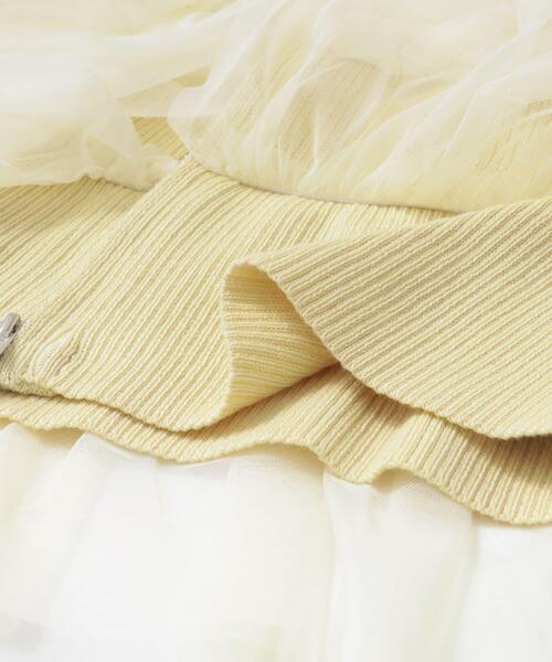 SENSE OF PLACE by URBAN RESEARCH（センスオブプレイスバイアーバンリサーチ）の「ダブルジップフリルニットカーディガン（カーディガン/ボレロ・レディース・イエロー/ライトブルー/ブラック/ライトグレー・ONE）」の22枚目の写真