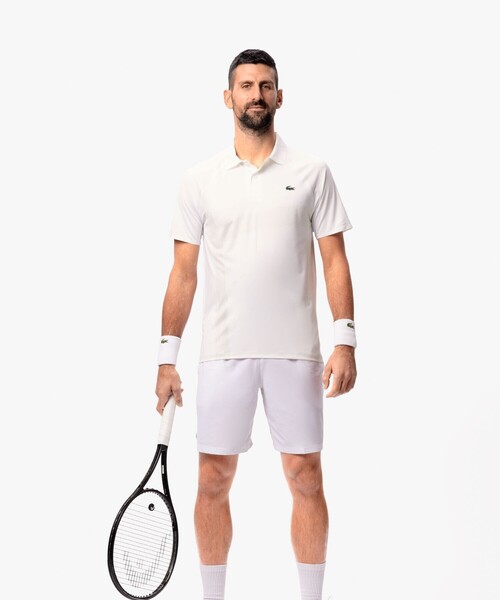 セール】『ジョコビッチ』コートラインシームレスポロシャツ