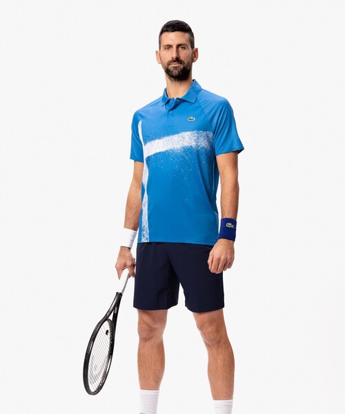 セール】『ジョコビッチ』コートラインシームレスポロシャツ