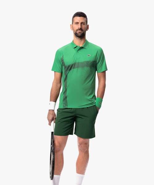 セール】『ジョコビッチ』コートラインシームレスポロシャツ