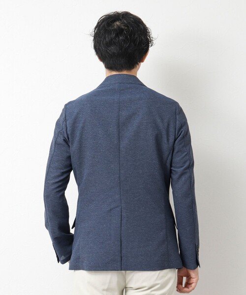 NOLLEY’S（ノーリーズ）の「《ビジカジ対応》カラミストレッチJK 25SS（テーラードジャケット・メンズ・グレイッシュブルー/ベージュ系その他/ネイビー・XL/L/M/S）」の17枚目の写真