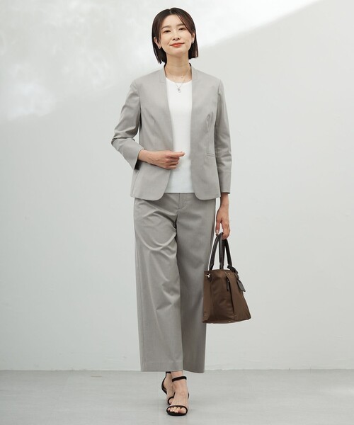 【WEB限定カラーあり・洗える】FINE SLEEVELESS ニット タンクトップ WEB限定カラーあり・洗える】FINE SLEEVELESS ニット タンク