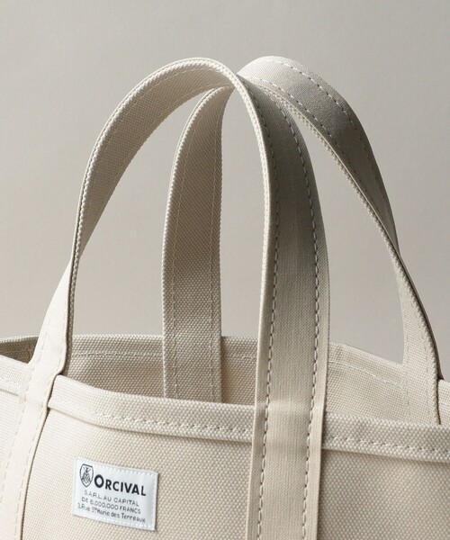 ORCIVAL(オーシバル)の「<ORCIVAL>TOTEBAG SMALL(トートバッグ・レディース・オフホワイト/ナチュラル/ライトグレー・FREE)」の9枚目の写真