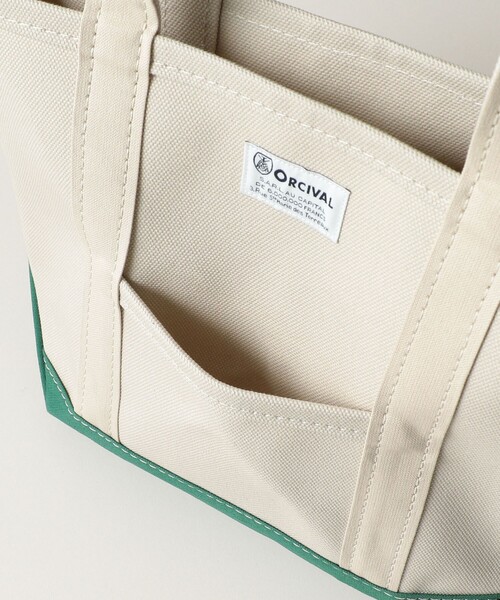 ORCIVAL(オーシバル)の「<ORCIVAL>TOTEBAG SMALL(トートバッグ・レディース・オフホワイト/ナチュラル/ライトグレー・FREE)」の12枚目の写真