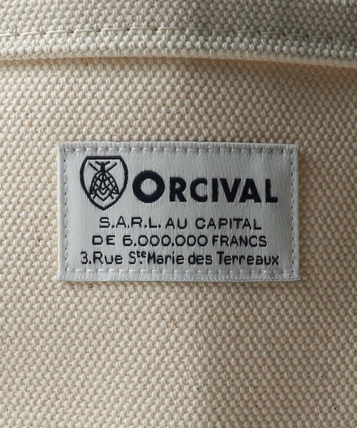 ORCIVAL(オーシバル)の「<ORCIVAL>TOTEBAG SMALL(トートバッグ・レディース・オフホワイト/ナチュラル/ライトグレー・FREE)」の17枚目の写真
