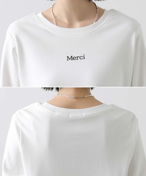 Gready Brilliant(グレディブリリアン)の「MerciトリケアロンT(Tシャツ/カットソー・レディース・オフホワイト・FREE)」の20枚目の写真