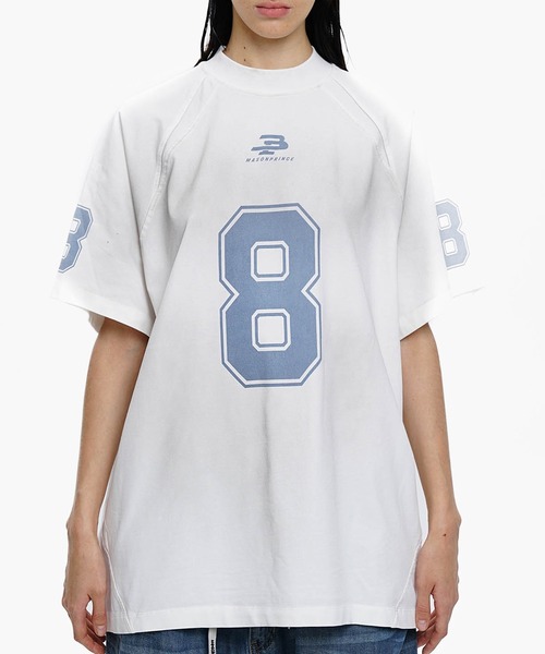 オーバーサイズ ナンバリング ゲームシャツ Tシャツ DT4314