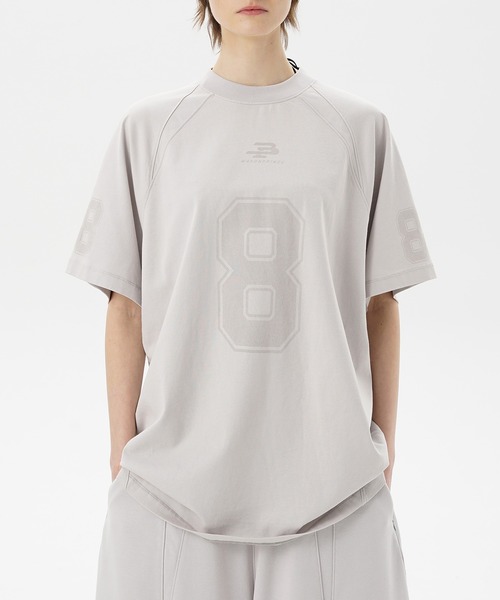セール】オーバーサイズ ナンバリング ゲームシャツ Tシャツ