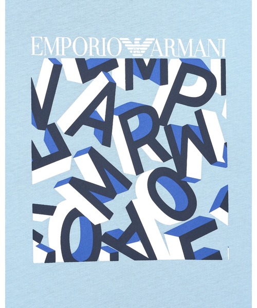 EMPORIO ARMANI(エンポリオアルマーニ)の「【エンポリオ アルマーニ】ASV ビーチウェア Tシャツ オーガニックジャージー ロゴプリント(Tシャツ/カットソー・メンズ・スカイブルー系・LARGE/MEDIUM/SMALL/X-LARGE/XX-LARGE)」の3枚目の写真