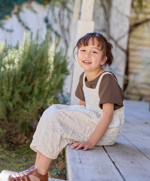 Piet（ピエット）の「花柄ジャガード キャミワンピース（ワンピース・キッズ・ブラック/オフホワイト・130/100/110/120）」の14枚目の写真