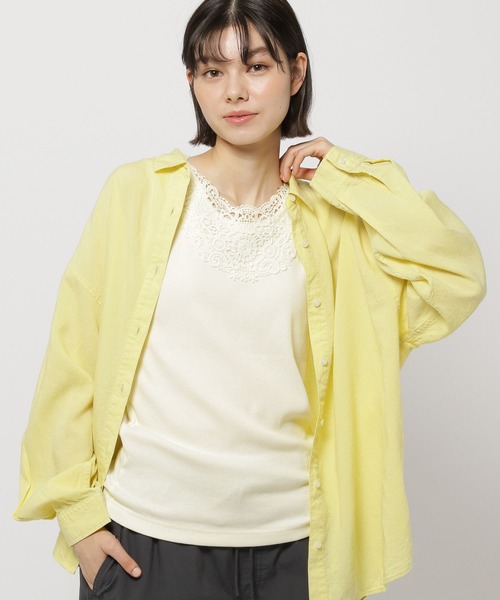 niko and...（ニコアンド）の「2WAYアソートレーステレコタンクトップ（タンクトップ・レディース・ブラック/アイボリー・MEDIUM/LARGE）」の8枚目の写真