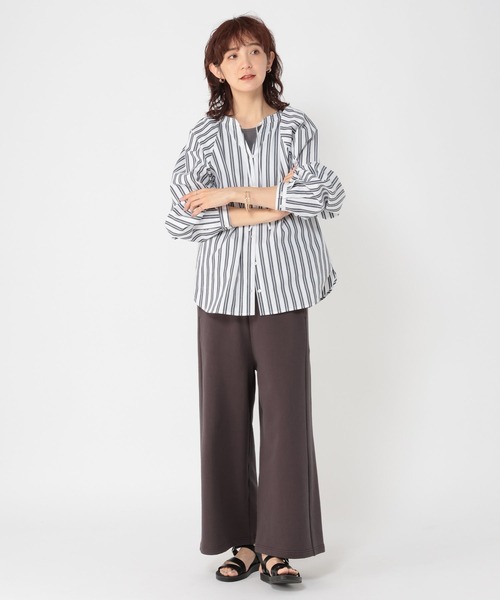 セール】【スタイリスト石上美津江さんコラボ】柄アソート3WAYシャツ