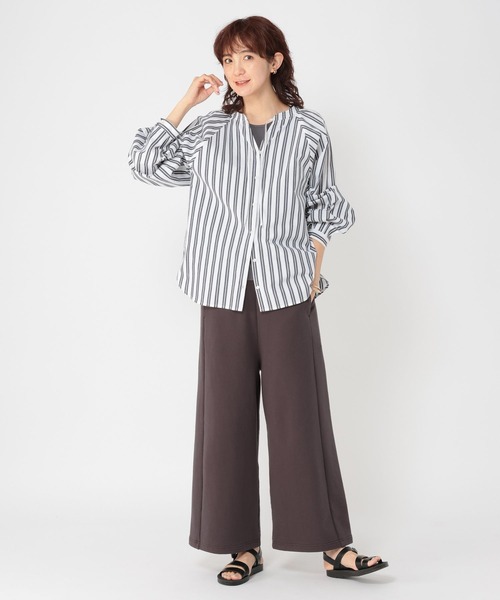 セール】【スタイリスト石上美津江さんコラボ】柄アソート3WAYシャツ