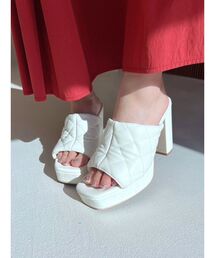 キルティングサンダル