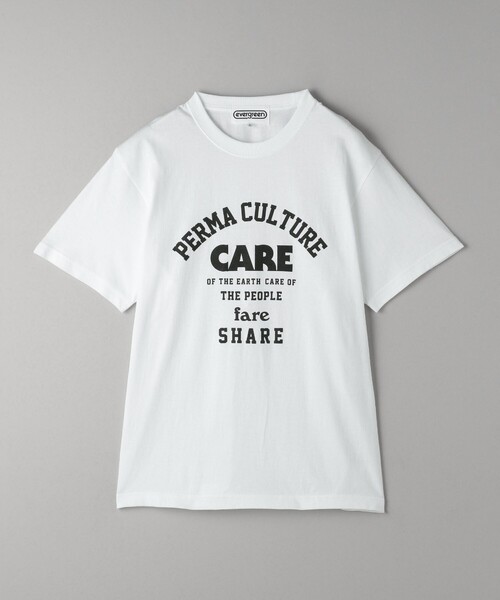 evergreen（エバーグリーン）の「＜evergreen＞ PERMA CULTURE Tシャツ（Tシャツ/カットソー・メンズ・ホワイト・L/M/S）」の2枚目の写真