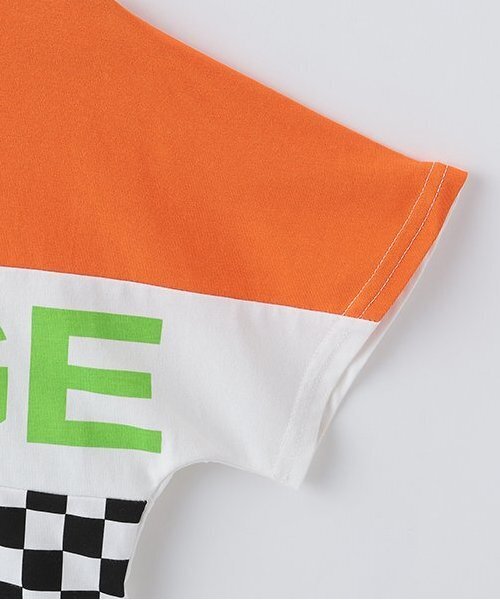 XLARGE KIDS（エクストララージキッズ）の「パネル柄半袖Tシャツ（Tシャツ/カットソー・キッズ・ブルー/オレンジ・100cm/140cm/110cm/130cm/80ｃｍ/90cm/120cm）」の6枚目の写真
