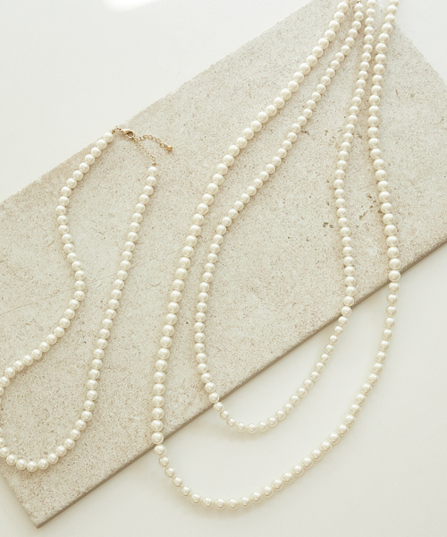 collex(コレックス)の「【dignif】【金属アレルギー対応】3WAY2連パールネックレス(ネックレス・レディース・ゴールド・フリー)」の9枚目の写真