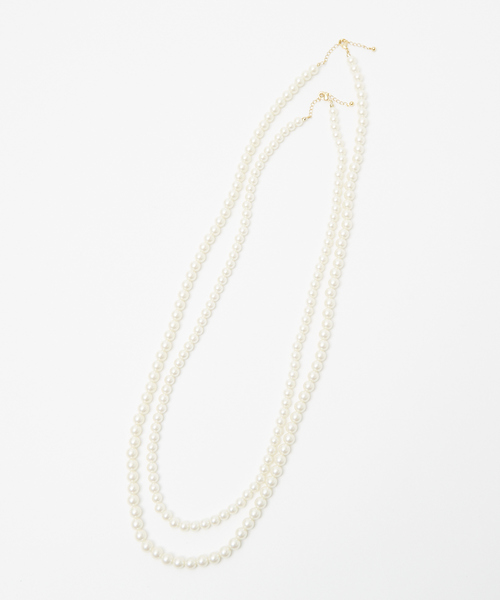 collex(コレックス)の「【dignif】【金属アレルギー対応】3WAY2連パールネックレス(ネックレス・レディース・ゴールド・フリー)」の7枚目の写真