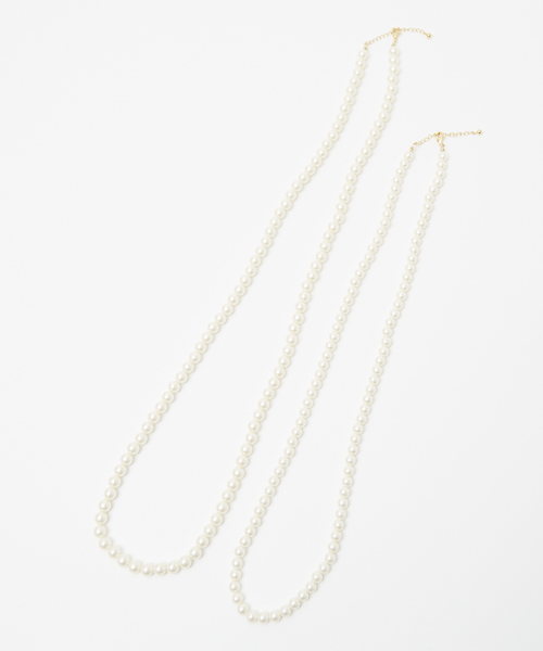 collex(コレックス)の「【dignif】【金属アレルギー対応】3WAY2連パールネックレス(ネックレス・レディース・ゴールド・フリー)」の6枚目の写真