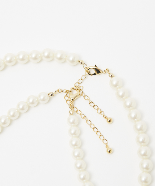 collex(コレックス)の「【dignif】【金属アレルギー対応】3WAY2連パールネックレス(ネックレス・レディース・ゴールド・フリー)」の4枚目の写真