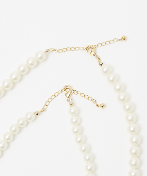 collex(コレックス)の「【dignif】【金属アレルギー対応】3WAY2連パールネックレス(ネックレス・レディース・ゴールド・フリー)」の3枚目の写真