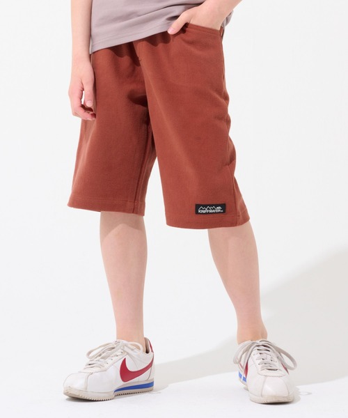 KRIFF MAYER Kid's Collection(クリフメイヤーキッズコレクション)の「涼綿サンシャインハーフパンツ(その他パンツ・キッズ・キャメル/レッド/チャコール/ネイビー・120/130/140/150/160/170)」の1枚目の写真