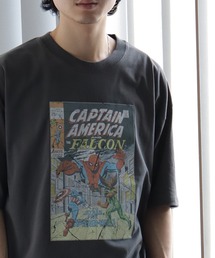 【MARVEL/マーベル】ヴィンテージライクコミックアートTシャツ