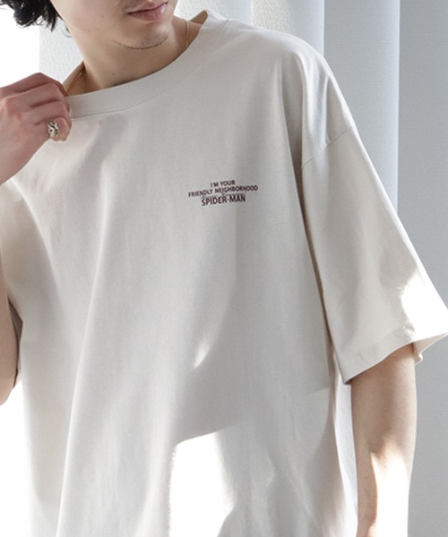 MARVEL(マーベル)の「【MARVEL/マーベル】ヴィンテージライクコミックアートTシャツ(Tシャツ/カットソー・メンズ・ブラック系その他/スミクロ/ホワイト系その他/アイボリー・LL/M/L)」の18枚目の写真