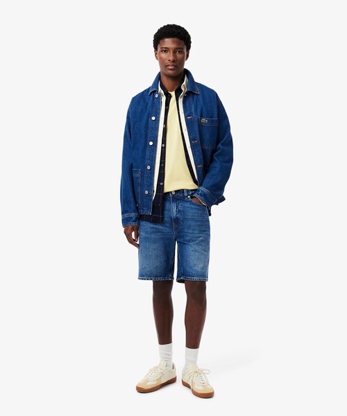 LACOSTE（ラコステ）の「ウィンドウペーンチェックジャージシャツ（シャツ/ブラウス・メンズ・ブラック/ネイビー・42/40/41/39）」の14枚目の写真