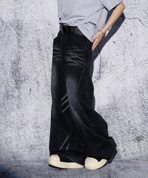 EFFECTION（エフェクション）の「EFFECTION    vintage wash wide balloon buggy curve denim pants〈ヴィンテージウォッシュ加工 ワイド バルーン バギー カーブ デニム パンツ〉（デニムパンツ）」