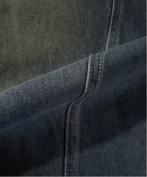 セール】EFFECTION // vintage wash wide balloon buggy curve denim
