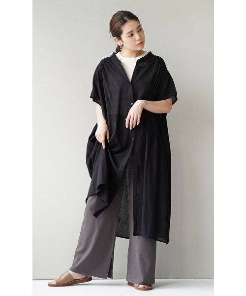 zootie(ズーティー)の「【重ねるだけでコーデが華やぐ。】 URBAN PLUS レイヤード専用 ペチパンツ(その他パンツ・レディース・ライトベージュ/ブラック/ライトブルー/オフホワイト/グレイッシュブルー/チャコール/ネイビー・フリー)」の20枚目の写真