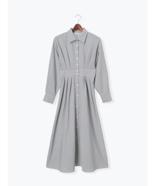 Te chichi（テチチ）の「サッカーストライプシャツワンピース（ワンピース・レディース・ブラック/ブルー・F）」の18枚目の写真