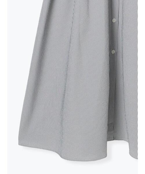 Te chichi（テチチ）の「サッカーストライプシャツワンピース（ワンピース・レディース・ブラック/ブルー・F）」の6枚目の写真