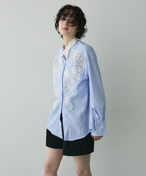 jancidium SUZIE SHIRT ブラウス シャツ Fサイズ Narrenschiff:Jancidiumのスージーブラウス