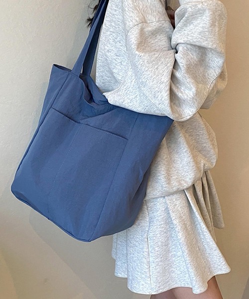 Mignonjour（ミニョンジュール）の「Mignonjour/ナイロントートバッグ M2733（トートバッグ・レディース・ブラック/カーキ/ブルー/ピンク/ベージュ・FREE）」の10枚目の写真