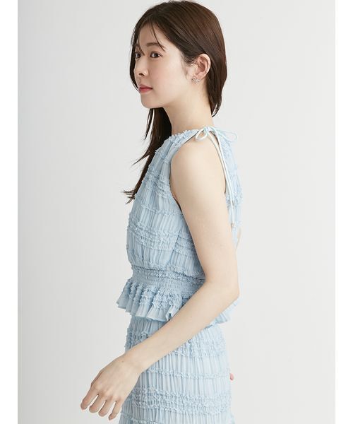 ギャザーシフォンセットアップ（ワンピース）｜CELFORD（セル
