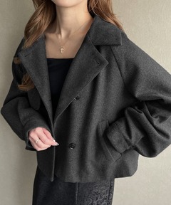 Oversized ツイード ジャケット（その他アウター）｜Deuxieme Classe